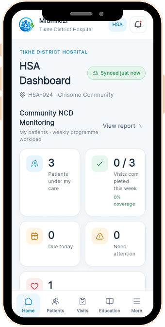 HSA dashboard